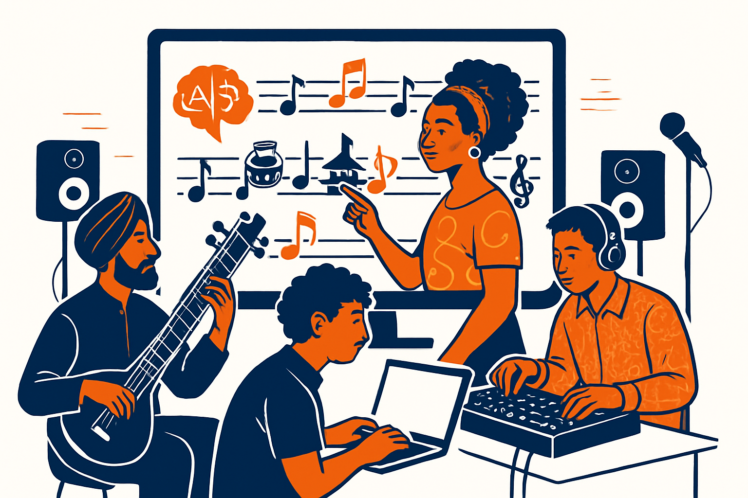 AI Platform for Cross-Cultural Song Collaboration
